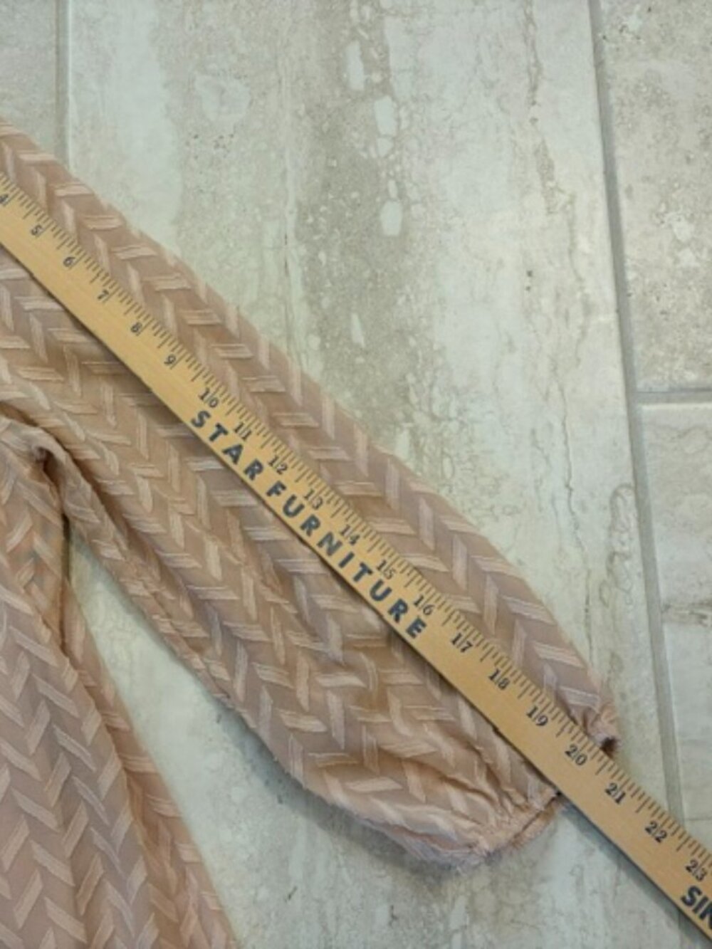 Anthropologie One September Blush Pink Chevron Jacquard Mini Dress Medium - Picture 11 of 12